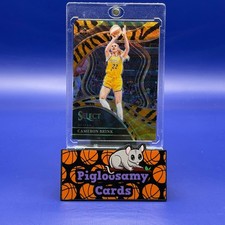 Cameron Brink 2025 Panini Select WNBA Rookie Courtside Tiger Print SSP