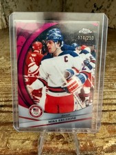 2026 Topps Chrome U.S. Winter Olympics Mike Eruzione #197 Pink Refractor 174/250