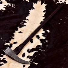 Handmade Damascus Steel War Hammer With Hand Carved Rosewood Handle