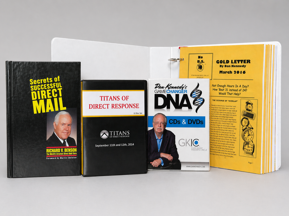 Dan Kennedy テキスト& CD Dan Kennedy GKIC Bundle GameChanger DNA Titans of Direct Response