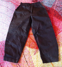 alive Regen-Hose Gr. 116 schwarz Mädchen Jungen Beinabschluss verstellbar