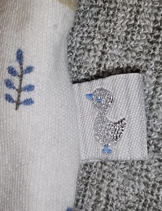 Body Pato Ganso Bebé Niño Blanco Manga Larga con Dinosaurios Excelente Foto 4 de 4