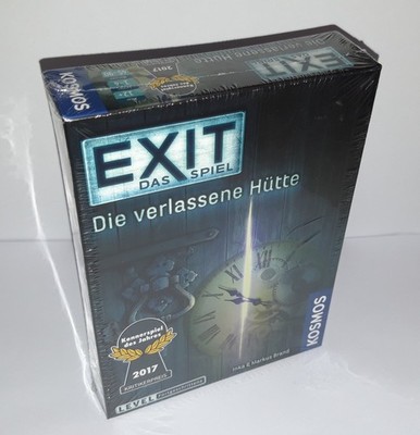 EXIT Das Spiel DIE VERLASSENE HÜTTE NEU eingeschweißt Fortgeschrittene Kosmos