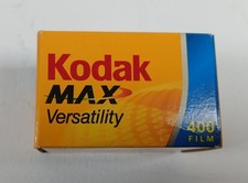 1 Box Roll 35mm Unopened Kodak Max Versatility 400 Film 12 Exp. 8/2007