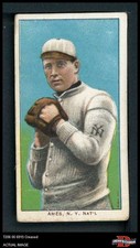 1909 T206 Red Ames Hands at Chest Giants VARIATION 2 - GOOD