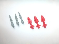 G I Joe Vintage Missiles Lot 1983 Wolverine and 1987 Cobra Sea Ray