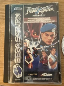 Sega Saturn Street Fighter The Movie PAL Boxed With Manual