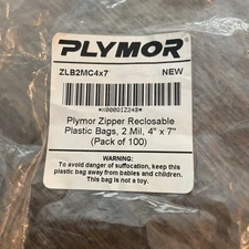 Ziplock Plastic Bags 4x7.5 (qty Appx 40 Individual Bags)