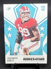 2020 Panini Rookies & Stars  188 Raekwon Davis   Crimson Tide RC Football Card