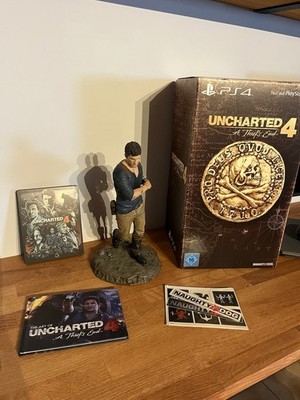 PlayStation Uncharted 4: A Thief's End Nathan Drake Figur Sammleredition Box