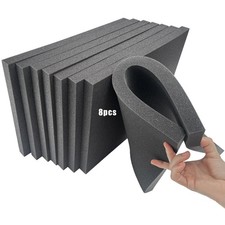 8 Pack Case Foams-16 x 12 x 1 Inch, Cuttable Craft Foams Sheets for Crafts, T...