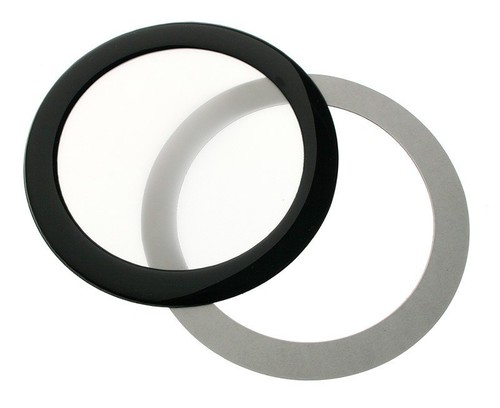 5x DEMCiflex Staubfilter 92mm, rund - schwarz/weiß - Bild 3 von 3