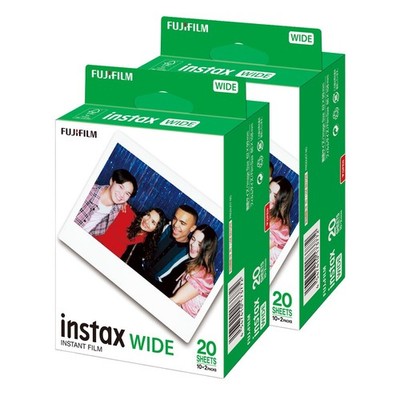 Fujifilm Instax WIDE Film 20 40 60 80 100 Aufnahmen Sparset für 300 400 NEU OVP