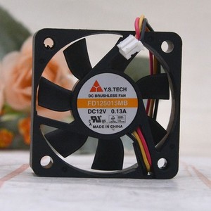 1 pcs Y.S.TECH 5015 FD125015MB 12V 0.13A cash register motherboard 5 cm fan #tp