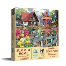 SunsOut Summer Home 500 pc Jigsaw Puzzle