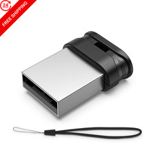 RAOYI 32GB USB Flash Drive, 2.0 Mini Fit Memory 32GB-2.0, black 1 pack