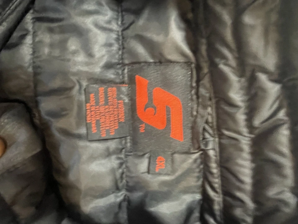 Snap On Tools Men's 4XL Jacket Quilted Puffer Full Zip Lightweight Black NWOT - Image 3 of 4