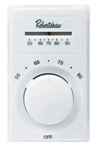 Robertshaw 801 Line Voltage Mechanical Thermostat 120-277VAC Open on Rise