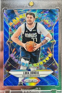 2024-25 Panini Prizm Luka Doncic Kaleidoscopic Blue Wave /175 Prizm Card #14