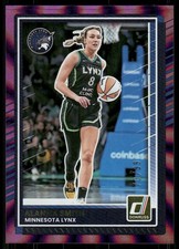 2025 Donruss WNBA Purple Laser #68 Alanna Smith /99 - BSK