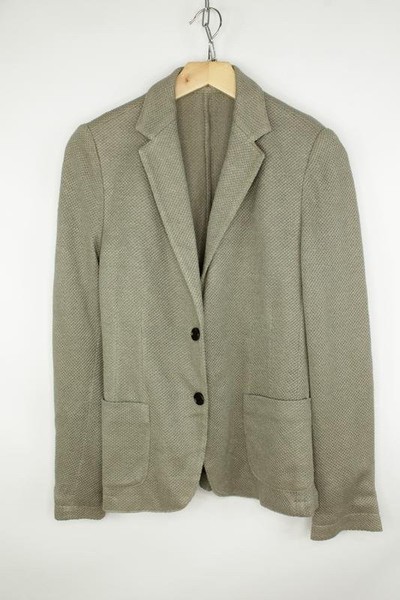 Women Eleventy Blazer Gold Linen 40 / L / 48