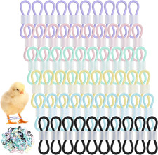 Patelai 100 Sets Baby Chick Leg Bands Splay Hobbles Brace Adjustable Poultry Leg