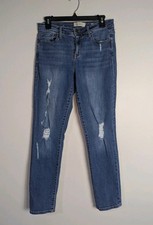 Calvin Klein Ultimate Skinny Distressed Jeans Size 10 x 30