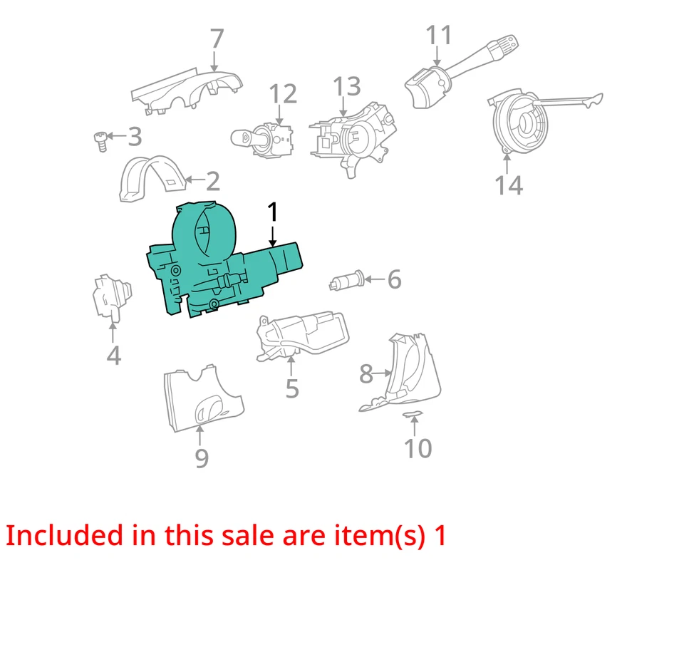 2005 - 2009 雪佛兰 PONTIAC COBALT G5 住宅套件 IGN & START SW 23233198 全新 — 第 3/4 张图片