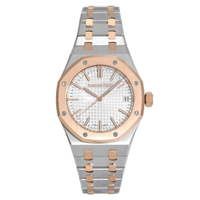 Audemars Piguet — Audemars Piguet Royal Oak 15550SR.OO.1356SR.02 Pink Gold Stainless Steel #YKW069