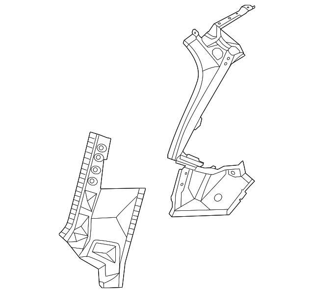 Genuine Nissan Rear Pillar 77610-6RA0A