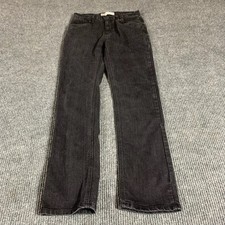 Levis 511 Jeans Boys 20 30x30 Black Denim Slim Fit Stretch Straight Leg School