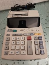 Sharp EL-1801V Electronic Printing Calculator 12 Digit 2 Color Printer