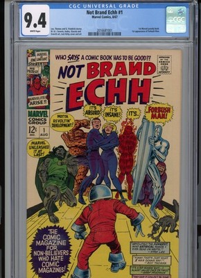 Not Brand Echh #1 1967 Marvel CGC 9.4 White 1st Appearance of Forbush Man
