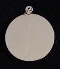 Vintage R L Griffith Sterling Silver Ponytail Girl Silhouette Charm Pendant 1” — photo 3