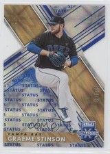 2019 Panini Elite Extra Edition Status Blue Die-Cut 48/75 Graeme Stinson #88 s3g