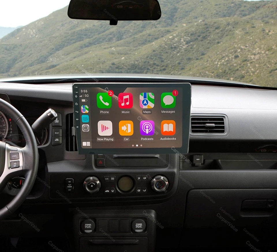 Radio estéreo GPS para automóvil Honda Ridgeline Apple Carplay 10,1" Android13 2006-2014 Foto 2 de 4