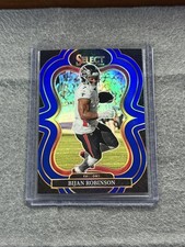 2025 Panini Select Suite Level Blue Prizm Bijan Robinson /99 Falcons 🔥 