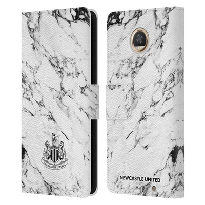 NEWCASTLE UNITED FOOTBALL CLUB CREST LEATHER BOOK CASE FOR MOTOROLA PHONES 2