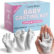Baby Hand and Footprint Kit 4 Pack Customized Newborn Handprint Foot Casting ...