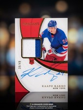 2019 Panini Immaculate Hockey Kaapo Kakko RPA RC Rookie Patch AUTO 39/49