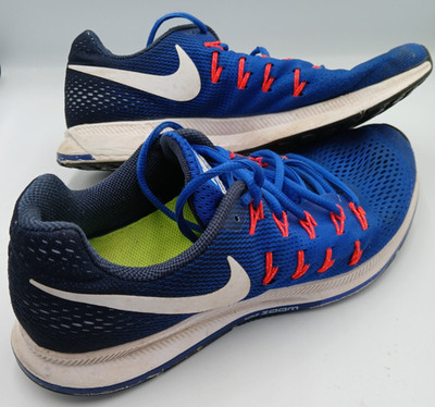 Nike Zoom Pegasus 33 Sneaker Herren Blau Größe UK 9 EU 44