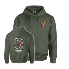 Hoodie Oliv Bundeswehr BW Veteran Logo BW Kreuz Heer Marine Luftwaffe #46675