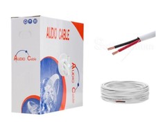 16AWG Speaker Wire 500ft CL2 In Wall 16/2 Gauge 2 Conductor Bulk Audio Cable