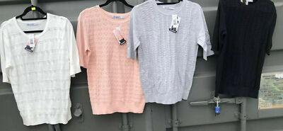 Ladies Pretty Seg ments Crochet Top, Free Post. Segments Shirt #45169
