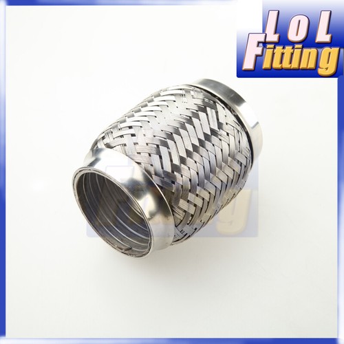 Exhaust Flex Pipe Heavy Duty Stainless Steel Coupling Interlock - Picture 8 of 23