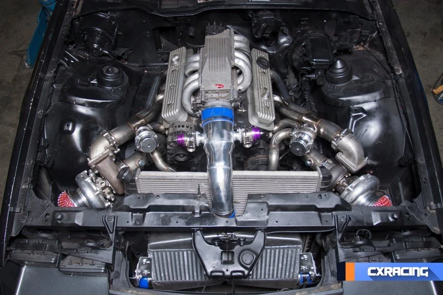 Twin Turbo Intercooler Piping Tube Kit for SBC Engine 82 92 Camaro