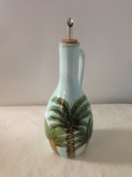 Tabletops Unlimited Gallery Baja Palm Tree Cruet Vinegar Oil Bottle Jar Tabletops Unlimited Gallery Baja Palm Tree Cruet Vinegar Oil Bottle Jar