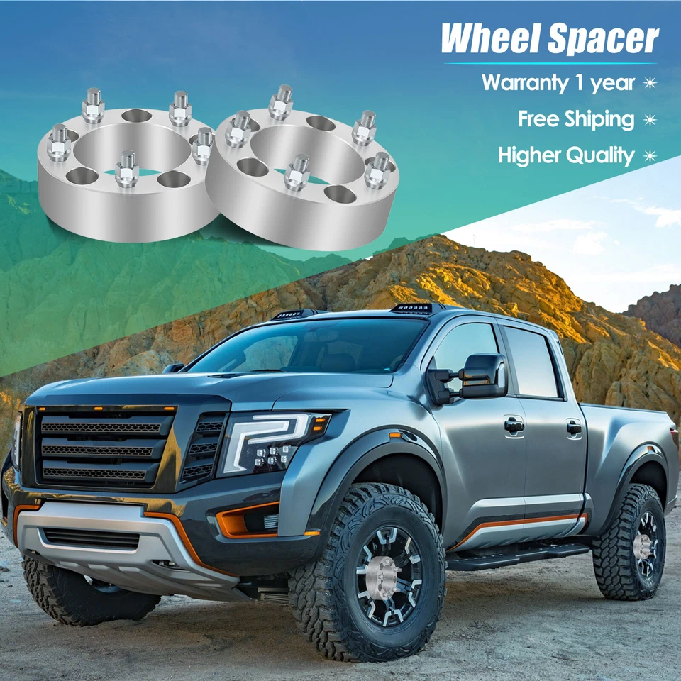 4PC 2" 5x5.5 5x139.7 Wheel Spacers for Geo Chevrolet Tracker Suzuki Vitara XL-7 - Image 2 of 4