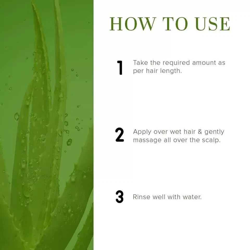 Xampu Khadi Natural Herbal Hair Cleanser Neem Aloevera Growth caspa 210 ml - Imagem 4 de 4