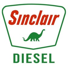 Sinclair Oil Company - Diesel Fuel NEW Sign: 40" Dia. Square USA Steel XXL Size